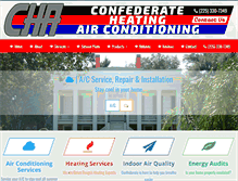 Tablet Screenshot of confederateac.com